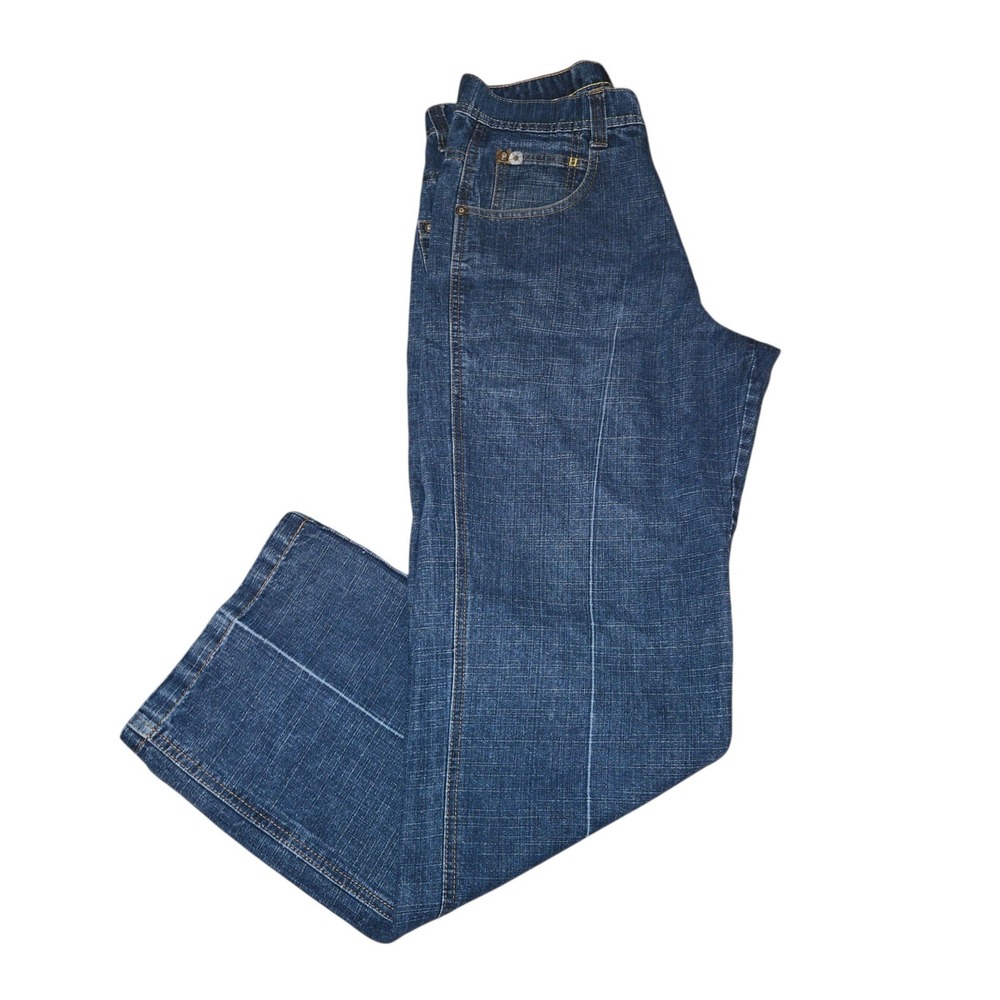 Southpole Denim Jeans Mens 32X32 Blue Straight Vertical Seam Y2K Streetwear 4180